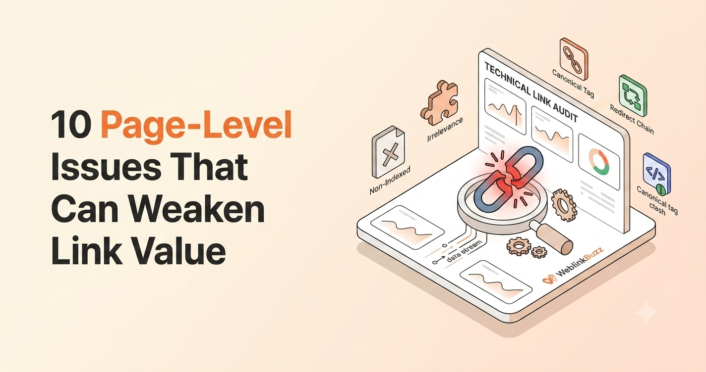 Technical Backlink Audit: 10 Page-Level Issues That Can Weaken Link Value