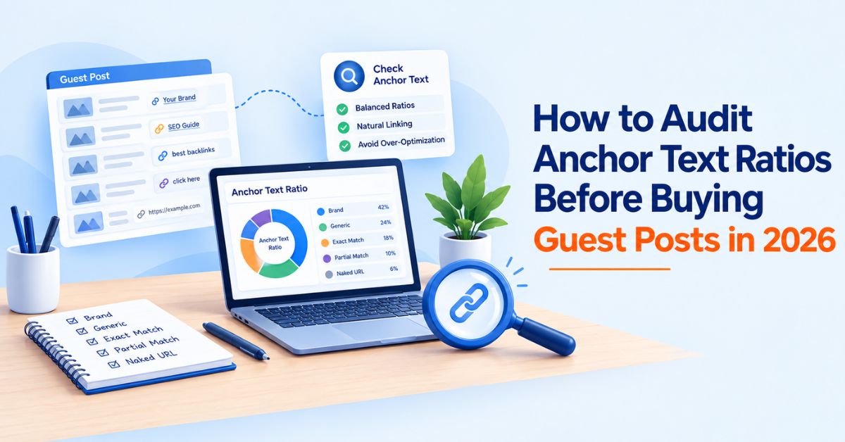 How to Audit Anchor Text Ratios Before Buying Guest Posts in 2026
