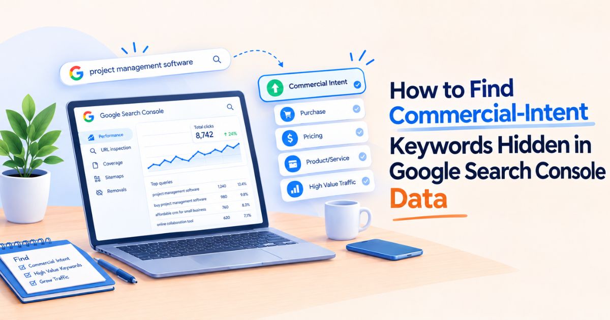 How to Find Commercial-Intent Keywords Hidden in Google Search Console Data