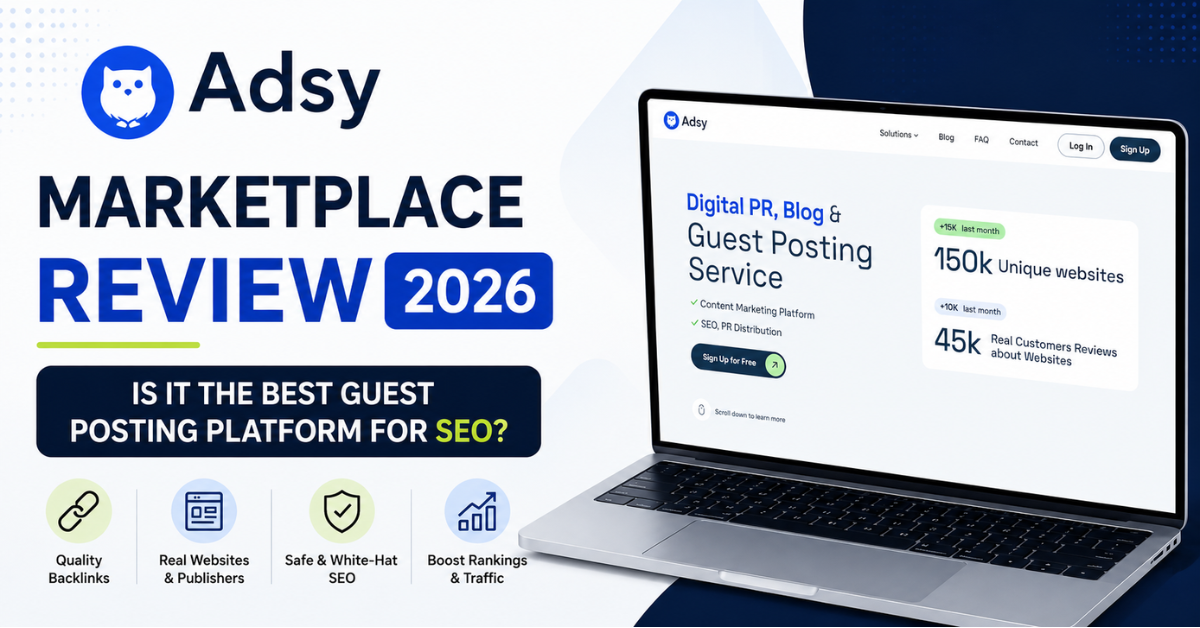 Adsy Marketplace Review 2026